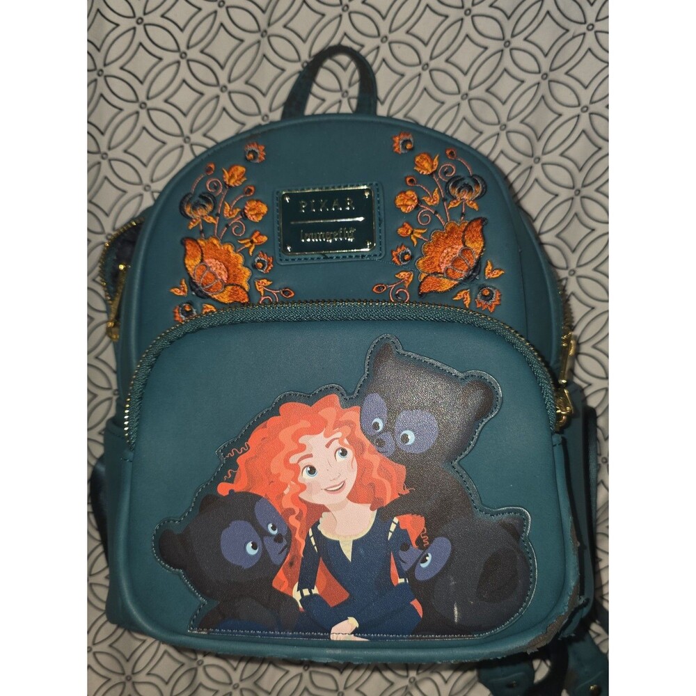 Disney Pixar Brave Merida Bear Mini Backpack bookbag purse bag tote!